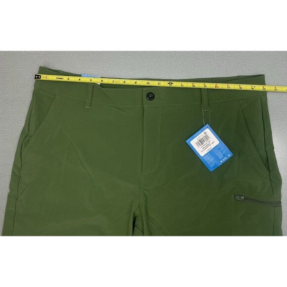 COLUMBIA  Men's Omni Shade 7" Active Shorts Size 38 Green sun protection UPF 50 - Picture 8 of 14